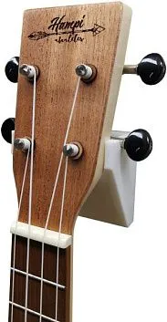 Hampi KU-1-WH Держатель настенный для укулеле, белый.