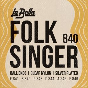 La Bella 840 Folksinger Комплект струн для классической гитары.