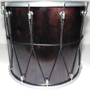 Мастерская Бехтеревых BK-13Ev Барабан кавказский 13" с веревкой.